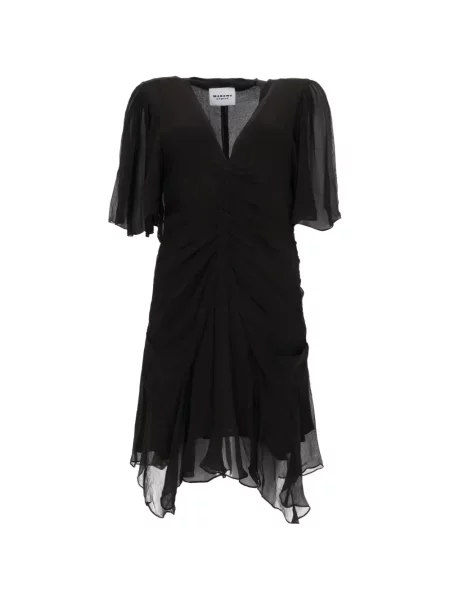 Rochie Marant Etoile cu volane asimetrică negru