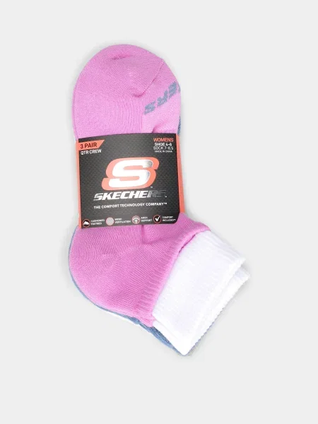 Skechers Набір шкарпеток Бавовна/поліестер рожевий