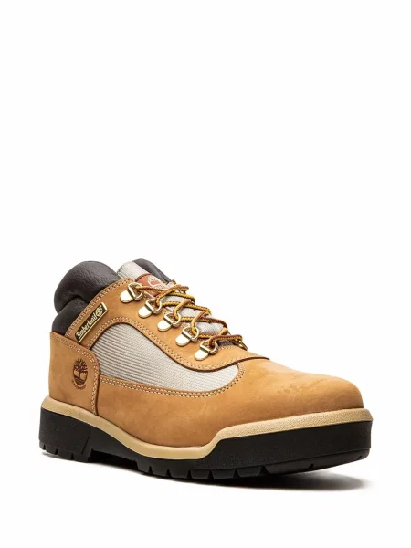 Nėriniuotos auliniai batai Timberland su raišteliais ruda