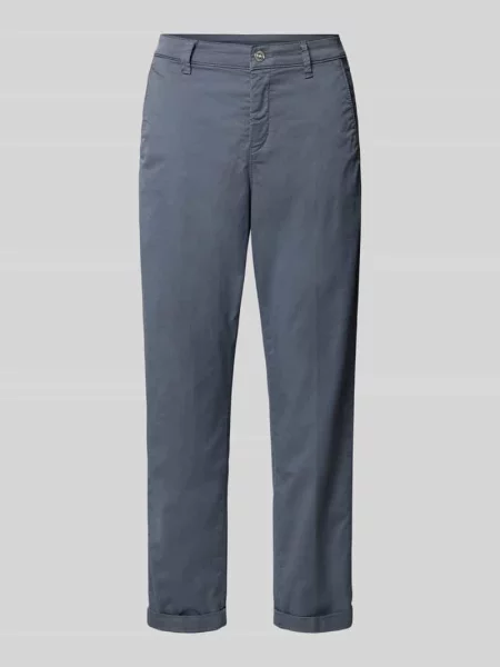 Chinosy o kroju straight fit w skróconym kroju Mac