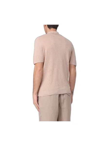 Koszulka polo Blauer beżowa