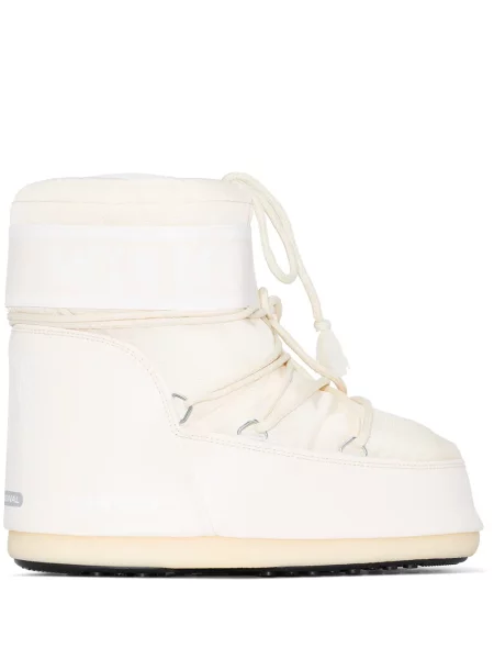 Botine Moon Boot cu șireturi din dantelă