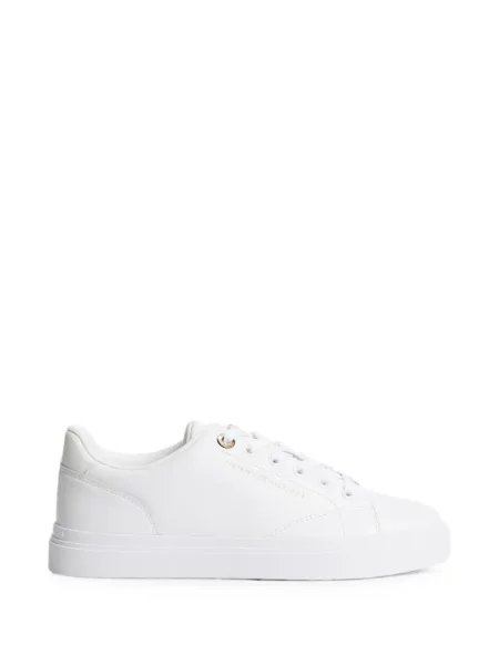 Sneakerși Tommy Hilfiger cu imagine alb