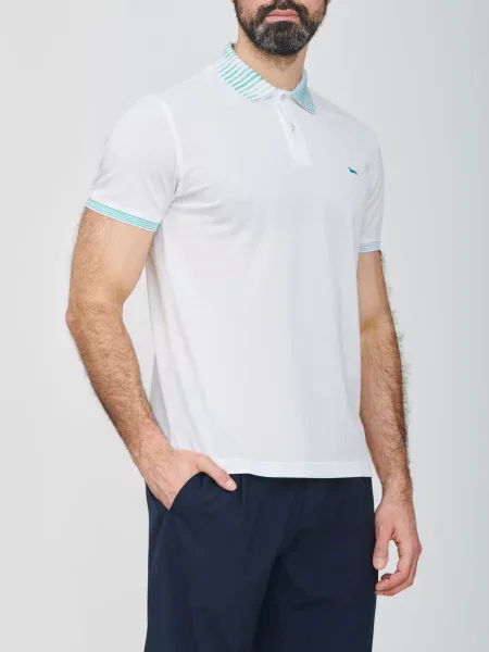 Поло Harmont&blaine белое