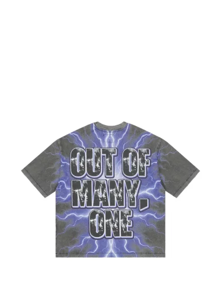 Tricou Godspeed cu imagine gri