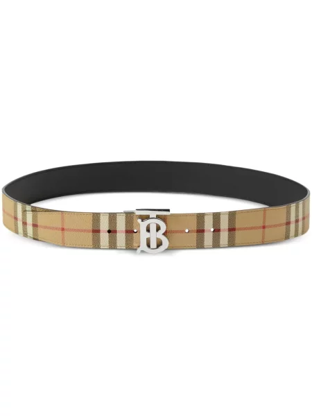 Kockás öves megfordítható öv Burberry