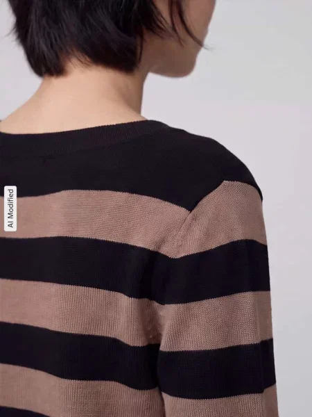 Sweter o kroju regular fit z mieszanki S.oliver Black Label beżowy