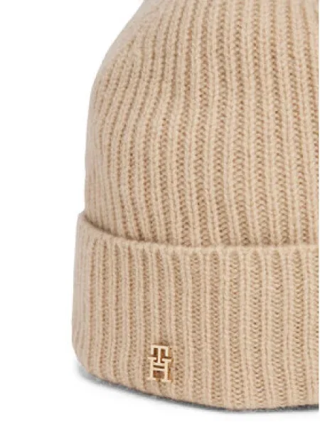 Tommy Hilfiger Čiapka Th Cashmere béžová