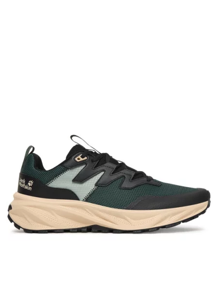 Jack Wolfskin tenisice za planinarenje za muškarce Ps Trail Low zelena