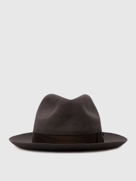 Капелюх Jer з вовни Borsalino сірий