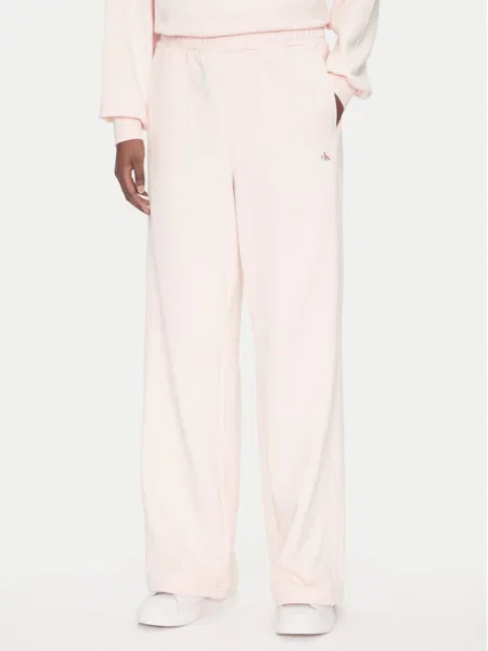 Spodnji del trenirke Calvin Klein Jeans roza