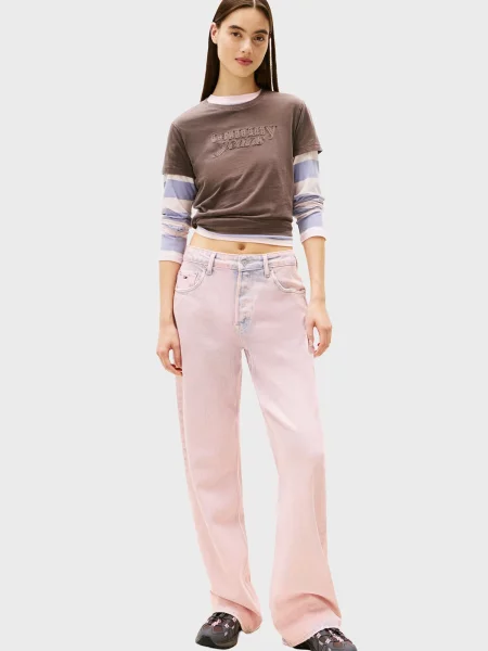 Футболка Tommy Jeans коричнева