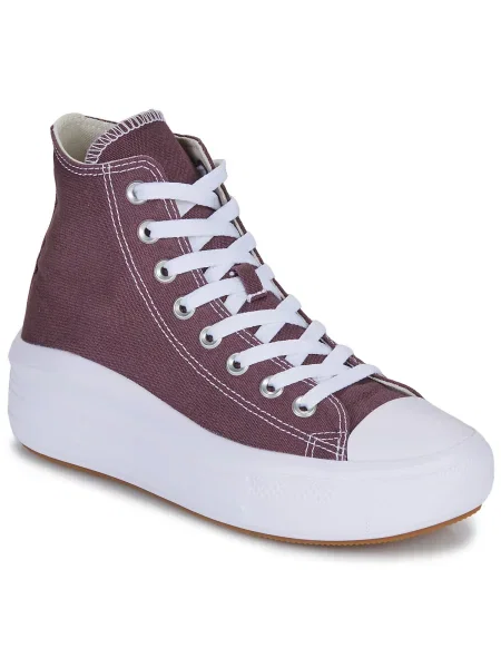 Tenisky Converse Chuck Taylor All Star na platforme fialová