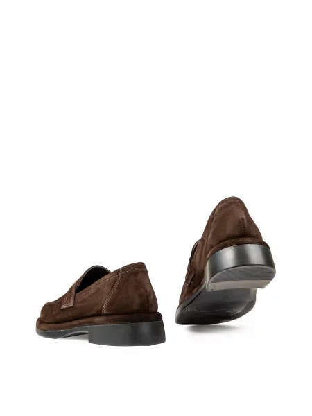 Замшеві Лофери Alex Bell коричневий