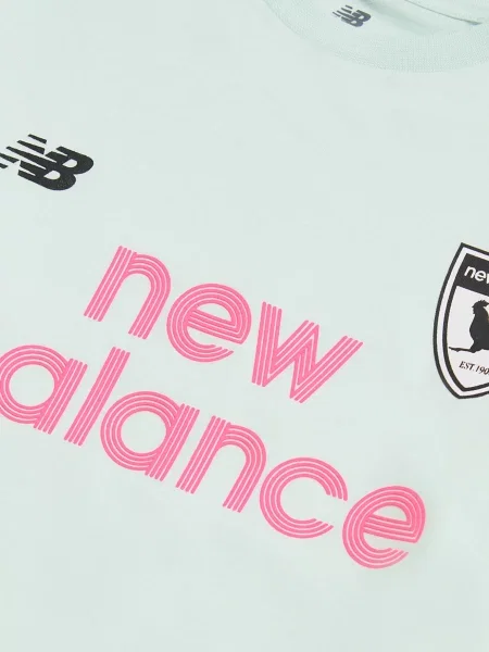 Детская футболка New Balance зеленая