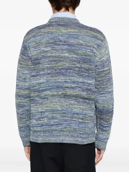 Pulover Carhartt Wip cu dungi albastru