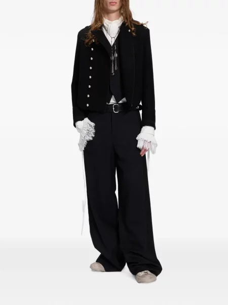 Decupat geacă Ann Demeulemeester negru