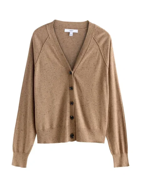 Next Geacă tricotată cămilă maro