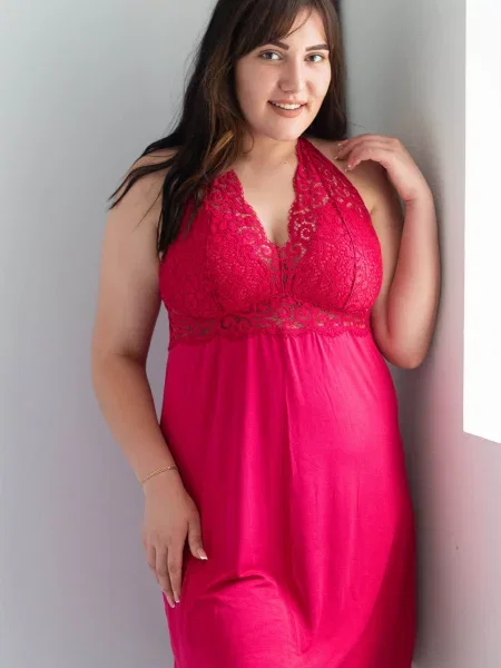 Короткая ночнушка Nightdress LAVANIA чорна