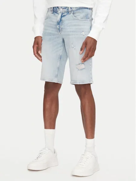 Tommy Jeans Džínové šortky Ronnie modrá