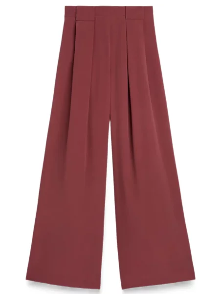 Pantaloni palazzo Momoni roșu