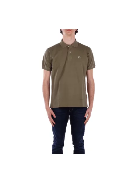 Koszulka polo Lacoste oliwkowa