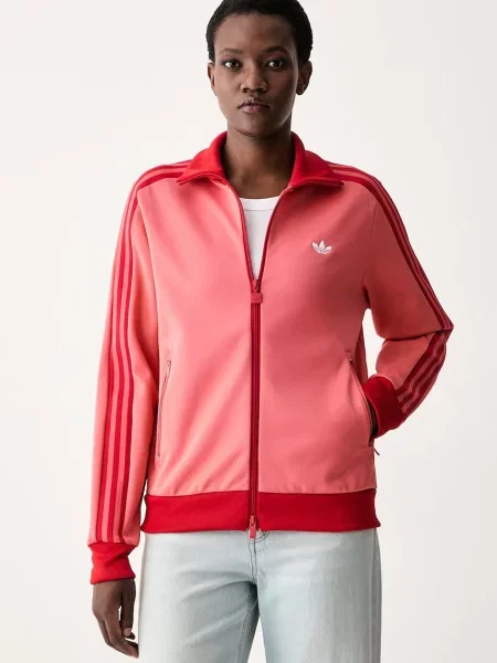 Adidas Originals hanorac cu pentru femei cu Beckenbauer roz