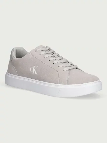 Calvin Klein CLASSIC CUPSOLE LACEUP SU sneakersy zamszowe beżowe