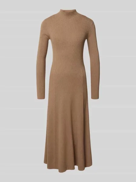 Sukienka midi o kroju slim fit z mieszanki z imitacją dzianiny Myon