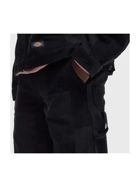 Pantaloni Dickies din jacard negru