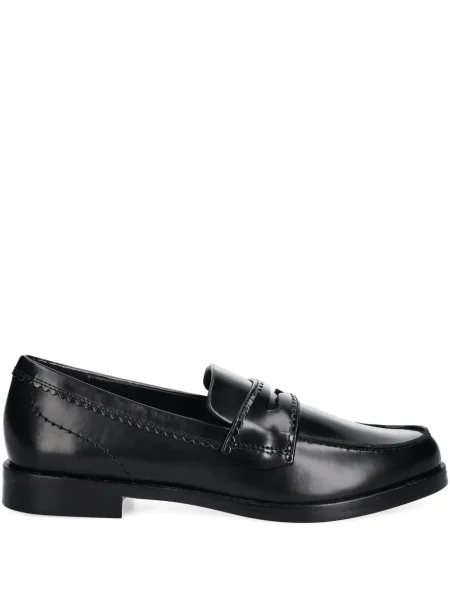 Kožené loafers Clarks Originals černé