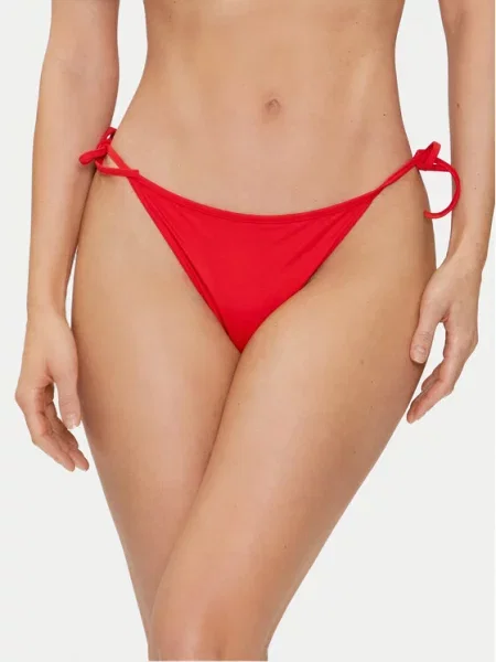 Calvin Klein Swimwear Dół od bikini czerwony