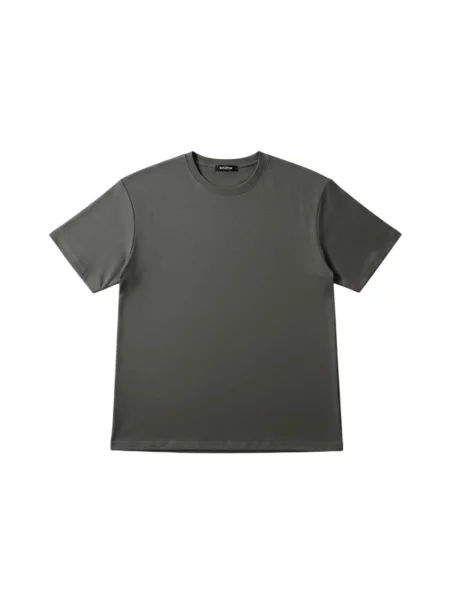 Kleidermafia Tričko Loose Fit Basic T-shirt Khaki kaki