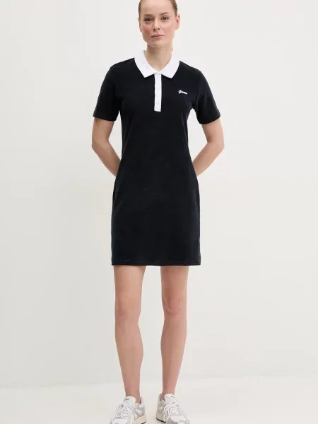 Guess sukienka ASTER granatowy mini prosta niebieska