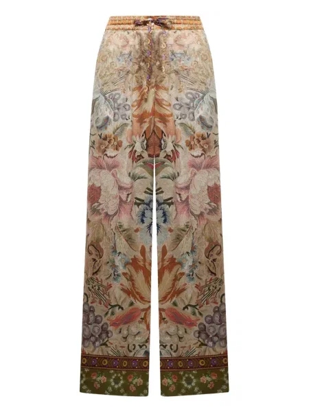 Pantaloni Pierre-louis Mascia cu model floral