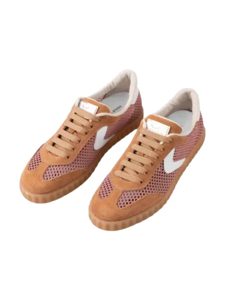 Sneakersy Voile Blanche skórzane różowe