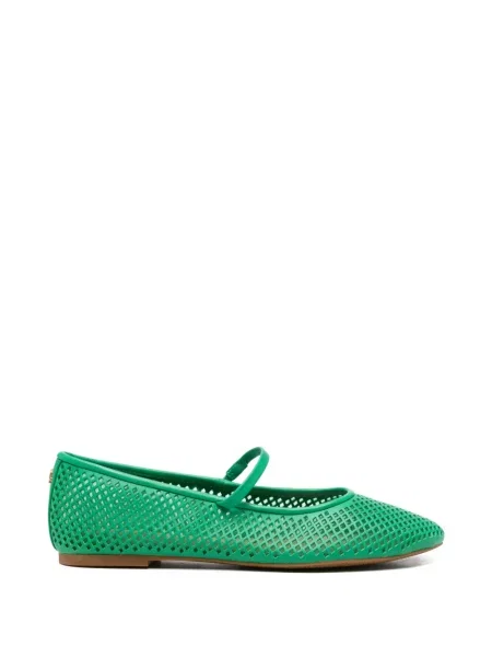Pantofi cu toc Lauren Ralph Lauren fără toc verde