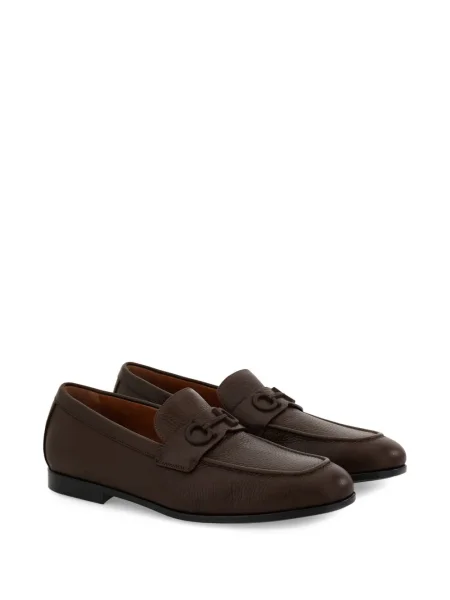 Лоуфъри Ferragamo с катарама кафяво