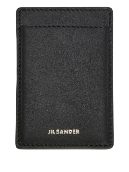 Portofel Jil Sander cu imagine negru