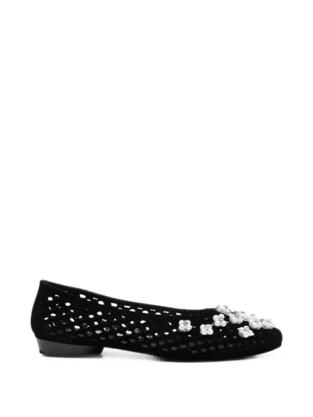 Balerini Heavenly Jelly cu model floral negru