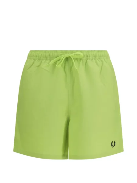 Slip de baie Fred Perry cu broderie cu cordon verde