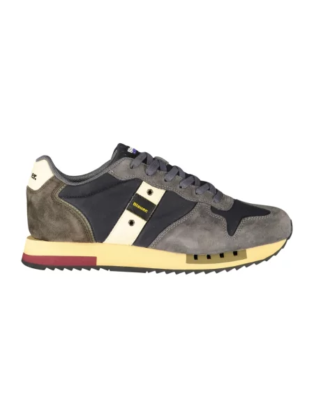 Sneakersy Blauer skórzane niebieskie