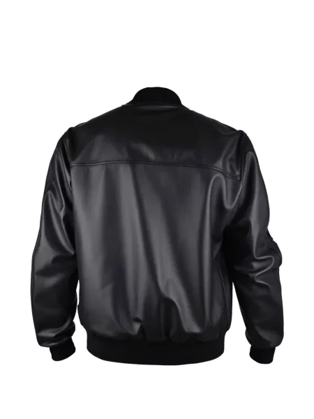 Geanta de piele Philipp Plein negru