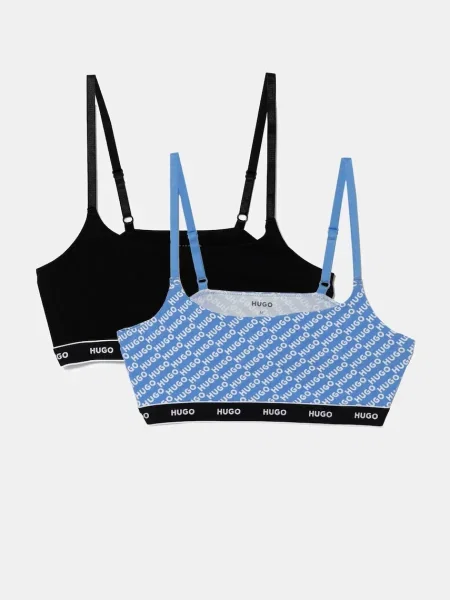 Сутиен HUGO 2 броя с десен черно