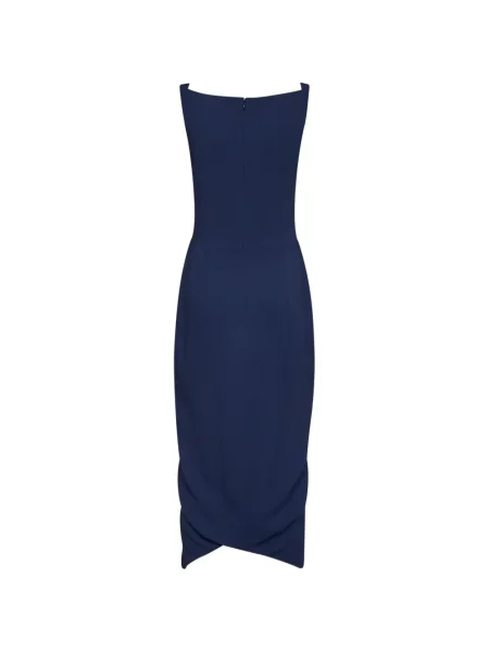 Rochie midi Vivienne Westwood asimetrică drapată albastru