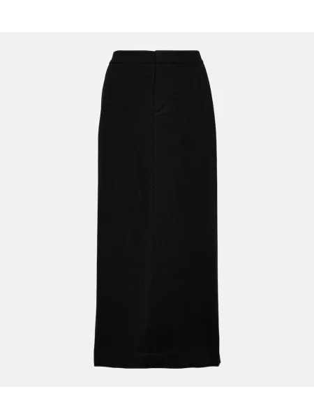 Fusta maxi Vince de flanelă negru