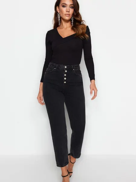 Blugi Trendyol negru