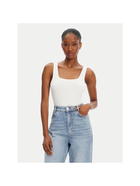 Tommy Hilfiger Top Slim Fit bela