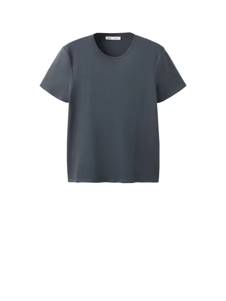 MANGO Tricou RITI metalic gri