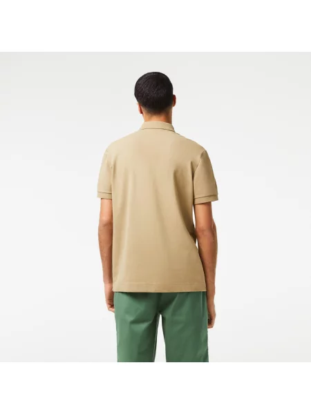Поло Lacoste бежевое